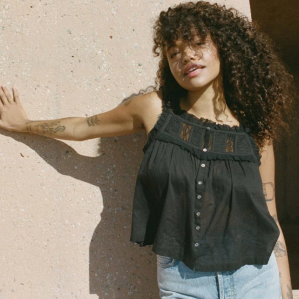 Doen Fidella Top in black